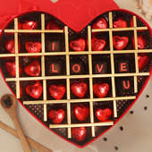 Heart Shaped Chocolates Gift Box